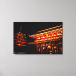 Impressão Em Tela Templo Sensoji Asakusa Japão Paisagem Viagem