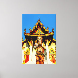 Impressão Em Tela Templo Tailandês E Buda 1102