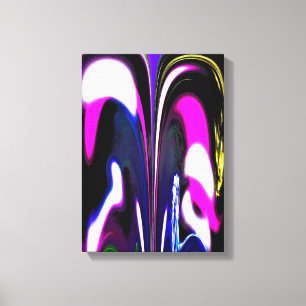Impressão Em Tela Tempo de dobrar abstrato art