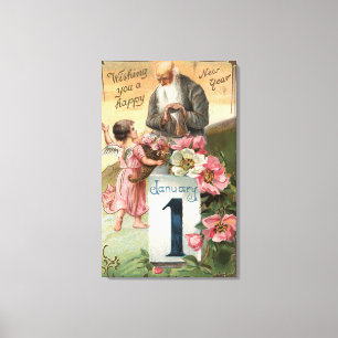 Impressão Em Tela Tempo do anjo e do pai # 2