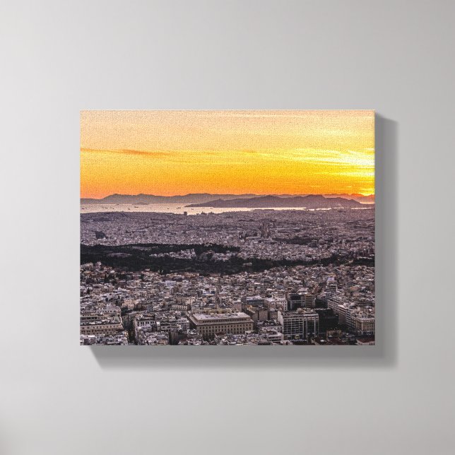 IMPRESSÃO EM TELA TEMPO DO SOL EM ATENAS (Frente)