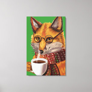 Impressão Em Tela Tempo Foxy do chá