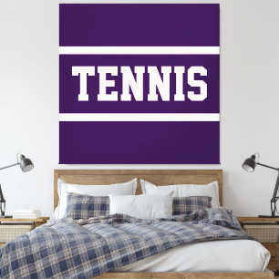 Impressão Em Tela TENIS Diversão Negrito Atlética Listras Roxo Fundo