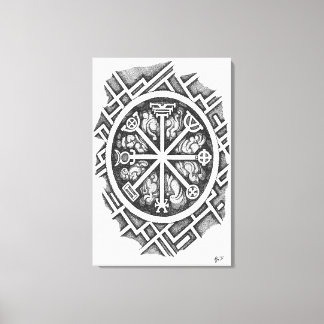 Impressão Em Tela Terceiro pentáculo de Mercúrio