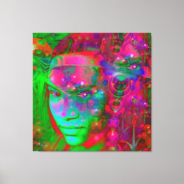 Impressão Em Tela Terra da Fantasia (Frente)