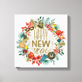 Impressão Em Tela Terra de Ano Novo