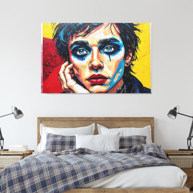 IMPRESSÃO EM TELA TERRA DESOLADA GÓTICA 19 (Insitu(Quarto))