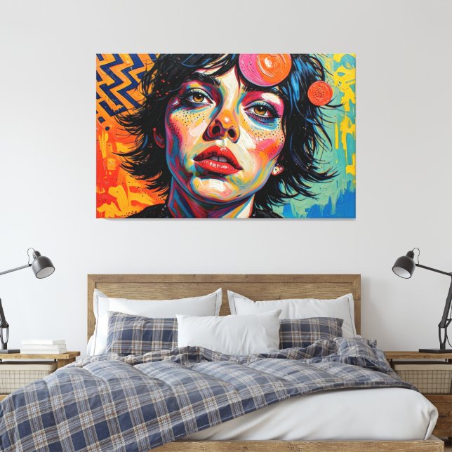 IMPRESSÃO EM TELA TERRA DESOLADA GÓTICA 26 (Insitu(Quarto))