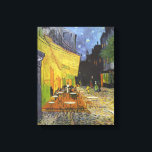 Impressão Em Tela Terrace Cafe de Van Gogh<br><div class="desc">Cafe Terrace at Night (também conhecido por The Cafe Terrace no Place du Forum), pintado por Vincent van Gogh em Arles, França, em setembro de 1888. Nessa peça Van Gogh expressou seus sentimentos do sul da França, o estilo da pintura usa calor de cores e profundidade de perspectiva, que é...</div>