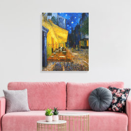 Impressão Em Tela Térrea do Café à Noite | Van Gogh |