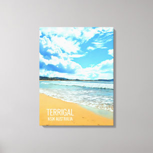 Impressão Em Tela Terrigal Central Costa NSW Austrália