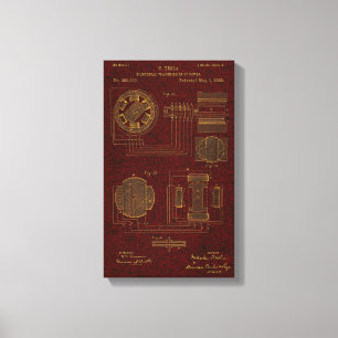 Impressão Em Tela Tesla Patent 00382280 Sht 3