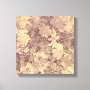 Impressão Em Tela Teste padrão da camuflagem da flor e da folha no