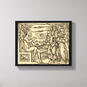 Impressão Em Tela Testemunhas De satã Tomam Seu Nome 8x10