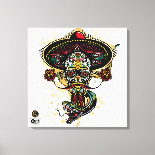 Impressão Em Tela Tete de mort G-Skulls Renegade series 4 of 12 (Frente)