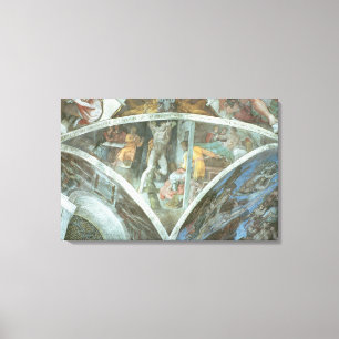 Impressão Em Tela Teto da capela de Sistine: Haman