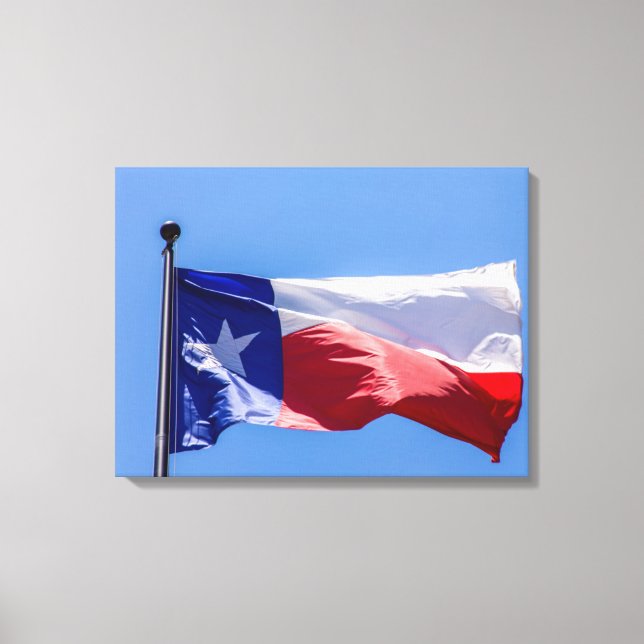 Impressão Em Tela Texas Flag (Frente)