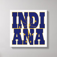 Texto do sinalizador do estado de Indiana