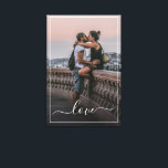 Impressão Em Tela Texto Personalizado de Citação de Amor Simples de<br><div class="desc">Texto romântico bonito do Amor escrito em fonte na moda elegante. Com a opção de personalizar ou personalizar com fotos de sua escolha. Manutenção exclusiva,  aniversário,  aniversário,  presente de Dia de os namorados ou estocador de Natal. Facilmente personalizável com uma fotografia da sua escolha.</div>