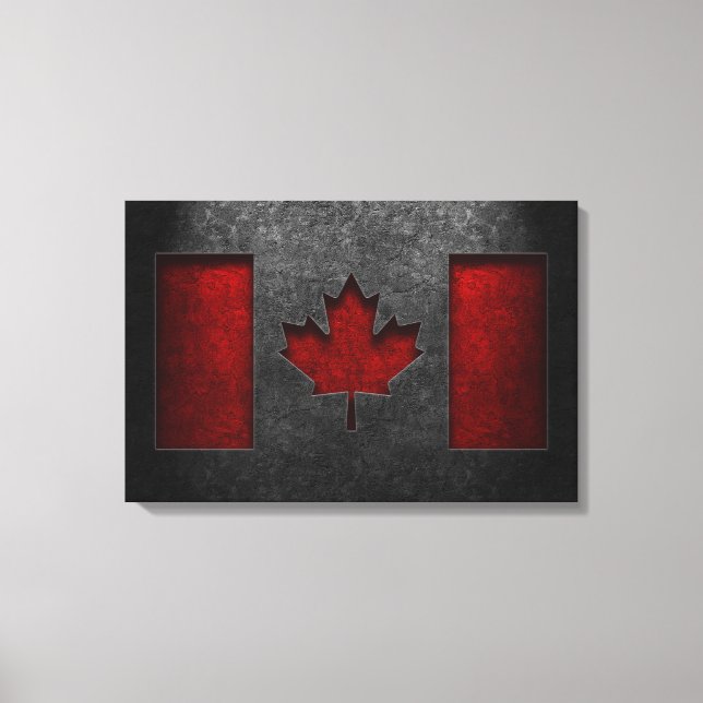 Impressão Em Tela Textura canadense de pedra (Frente)