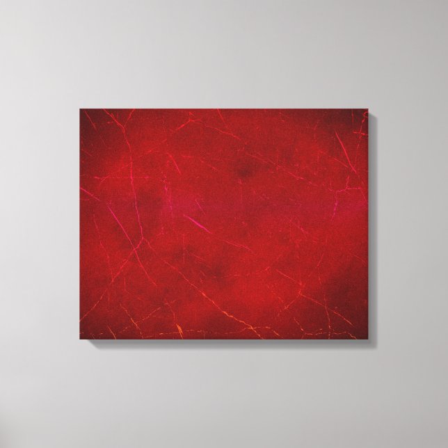 Impressão Em Tela Textura de Abstrato vermelho de sangue com manchas (Frente)