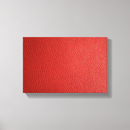 Impressão Em Tela Textura de couro vermelho