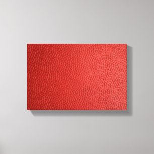 Impressão Em Tela Textura de couro vermelho