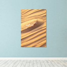 Impressão Em Tela Textura de Ondulação do Deserto de Arenito Orgânic