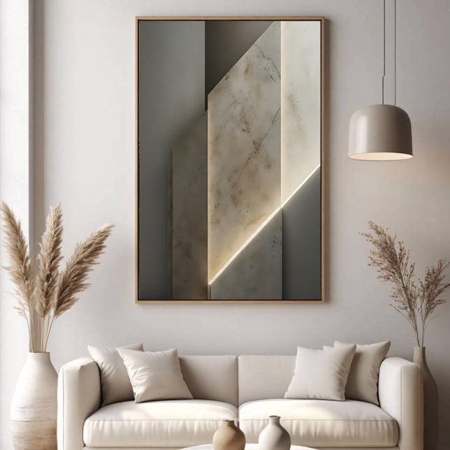Impressão Em Tela Textura Geométrica de Luxo (Criador carregado)