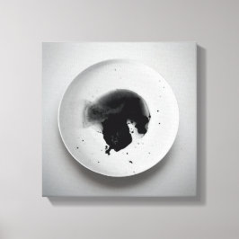 Impressão Em Tela Textura monocromática de café abstrato art 11