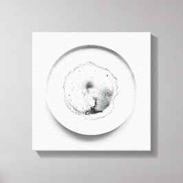 Impressão Em Tela Textura monocromática de café abstrato art 2