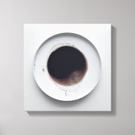 Impressão Em Tela Textura monocromática de café abstrato art 5