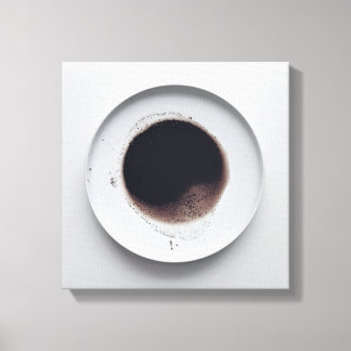 Impressão Em Tela Textura monocromática de café abstrato art 5