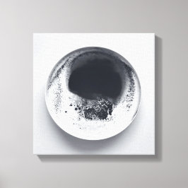 Impressão Em Tela Textura monocromática em café abstrato art 16