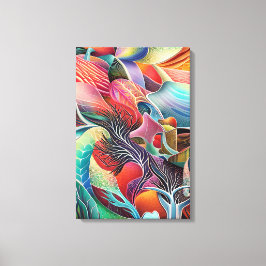 Impressão Em Tela Texturas orgânicas incríveis