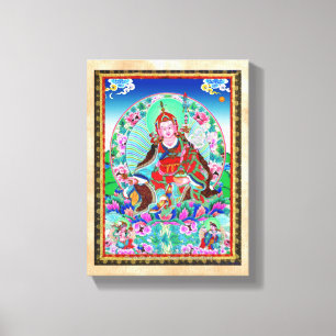 Impressão Em Tela Thangka tibetano oriental legal Padmasambhava