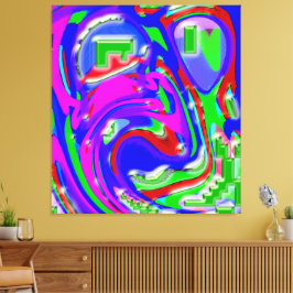 Impressão Em Tela The Artist and His Flashes of Creativity