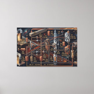 Impressão Em Tela The Astral Blueprint