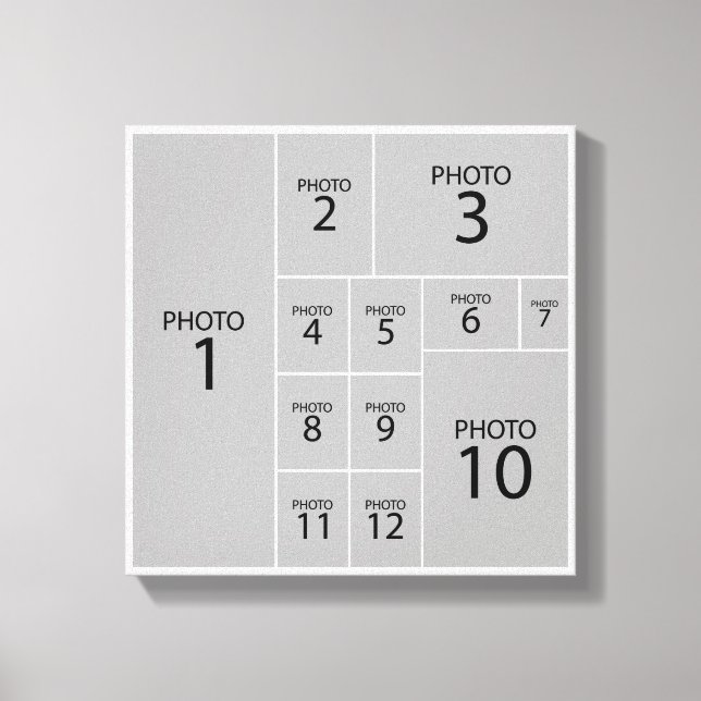 Impressão Em Tela The Best Collage Maker Create 12 photos (Frente)