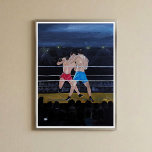 Impressão Em Tela The Boxers Painting by Alfred Fox<br><div class="desc">Canvas Print of The Boxers Painting by Alfred Fox.</div>