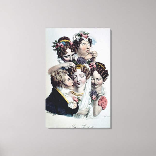 Impressão Em Tela The Bride, c.1820 (lito) (Frente)