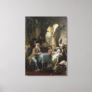 Impressão Em Tela The Chess Players, 1887 2