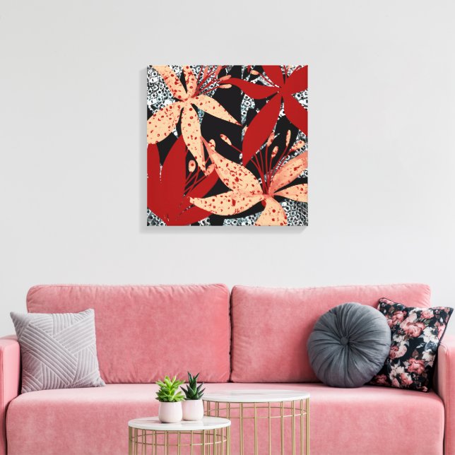 Impressão Em Tela The Crimson Canopy Art Print by Beachside Designs  (Insitu(Sala de estar))