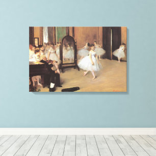 Impressão Em Tela The Dancing Class, por Edgar Degas, Balé de Vinta
