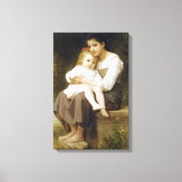 Impressão Em Tela The Elder Sister (por William Bouguereau)