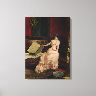 Impressão Em Tela The Elegant Connoisseur, 1883 (óleo na canvas)