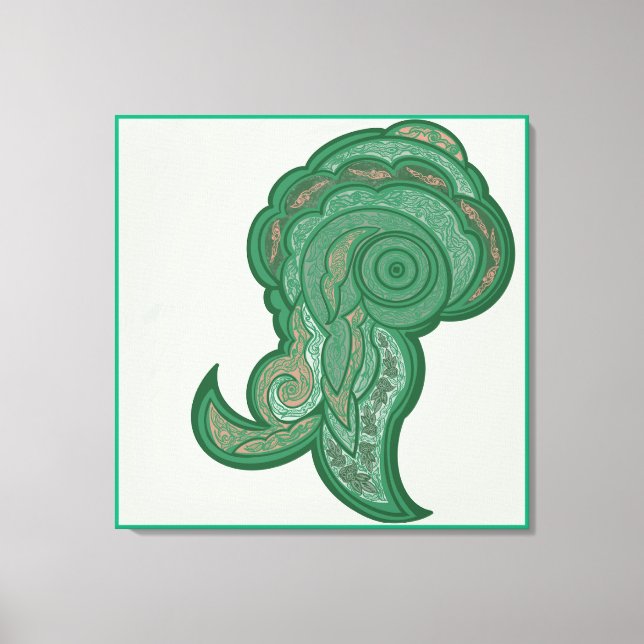 Impressão Em Tela The Enchanted Coral Garden (Frente)