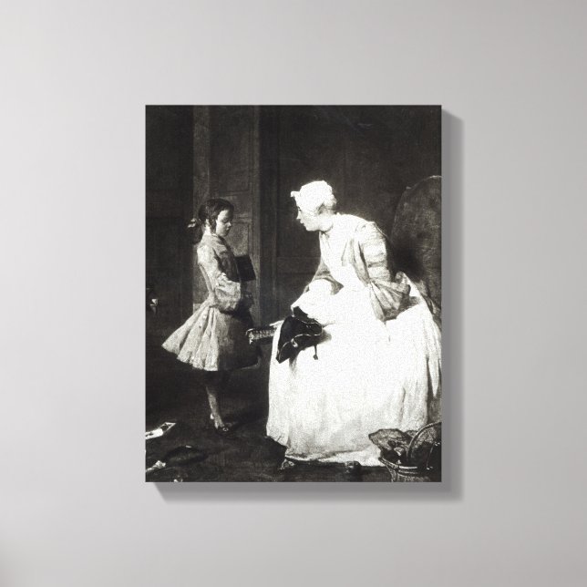Impressão Em Tela The Governess, 1739 (Frente)