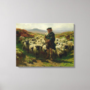 Impressão Em Tela The Highland Shepherd, 1859