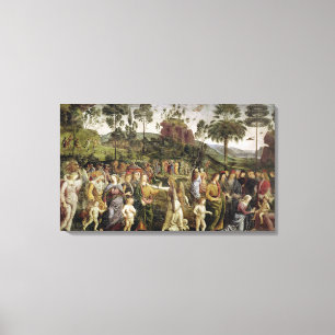 Impressão Em Tela The Journey of Moses, c.1481-83